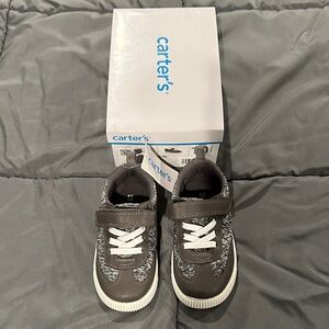 Carter's Black, White, and Gray Kids Sneakers